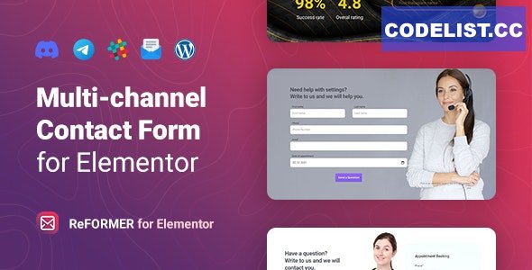 ReFormer – Multichannel Contact Form for Elementor v1.0.0