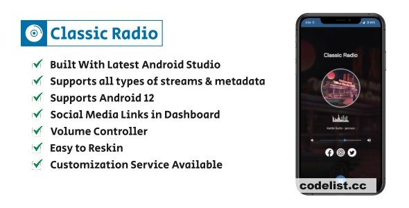 Classic Radio | Simple and Easy Radio Player for Android v1.0