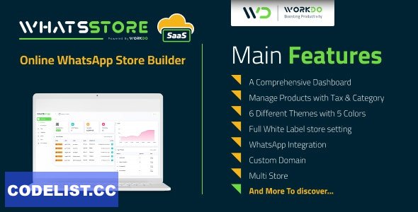 WhatsStore SaaS - Online WhatsApp Store Builder v4.4