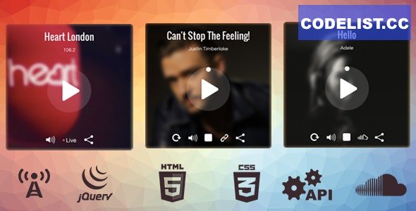 Single jQuery Audio Player (Music and Radio) v1.2