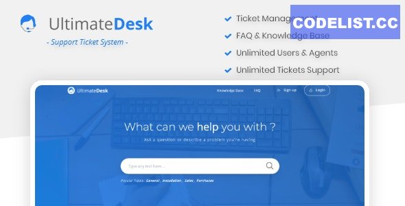 UltimateDesk - Support Ticket System with Knowledge Base & FAQ v1.2