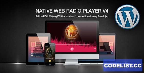 Luna Web Radio Player WordPress Plugin v5.21.04.16