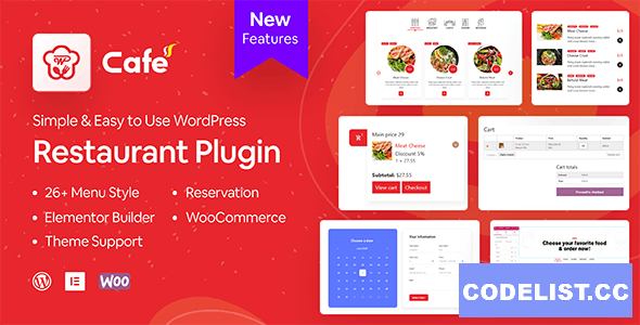 Restaurant Reservation, Food Menu & Food Ordering for WooCommerce v1.5.7