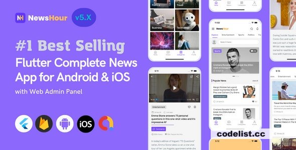 News Hour - Flutter News App with Admin Panel v4.0.6