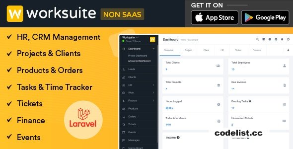 WORKSUITE - HR, CRM and Project Management v5.1.2