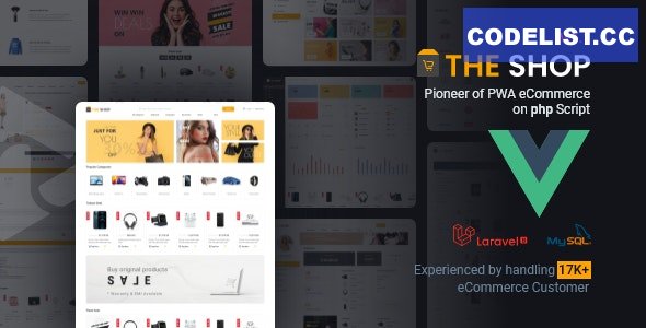 The Shop - PWA eCommerce cms v1.1