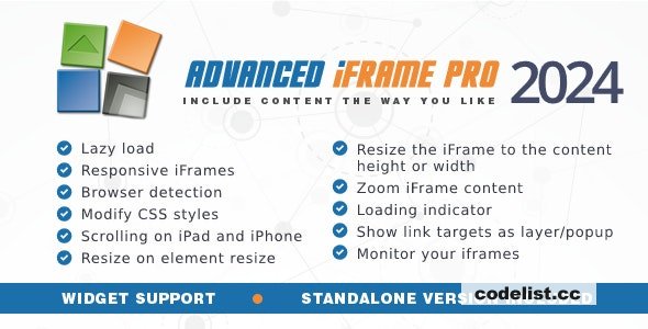 Advanced iFrame Pro v22.2