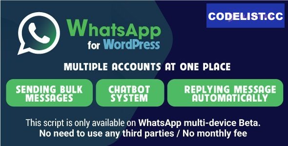 Waziper - Whatsapp Marketing Tool for WordPress v1.0