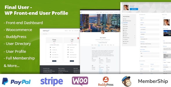 Final User - WP Front-end User Profiles v1.2.1