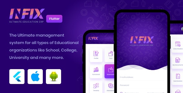 InfixEdu - Open Source Flutter for Android & iOS v2.0.8