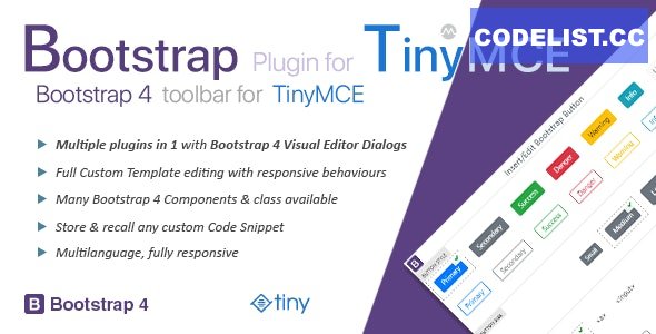 Tinymce Bootstrap Plugin v3.5.1