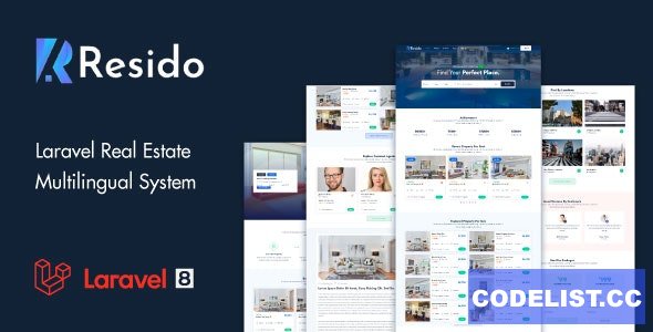 Resido - Laravel Real Estate Multilingual System v2.2.0