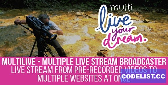 MultiLive - Multiple Live Stream Broadcaster Plugin for WordPress v1.1.1.1