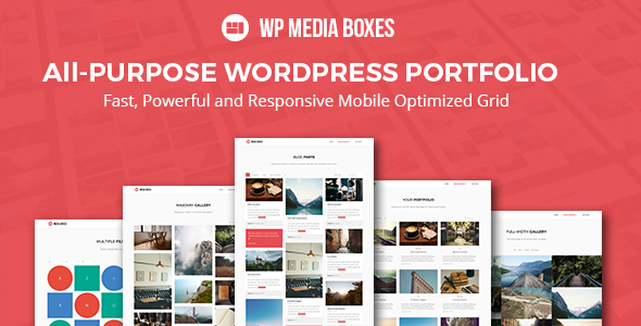 Media Boxes Portfolio - Wordpress Grid Gallery Plugin v1.5.4