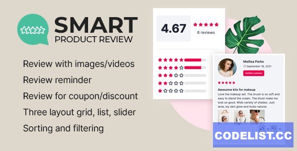 Smart Product Review For WooCommerce - All in one review pack for WooCommerce v2.0.1