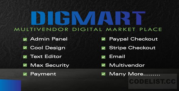 DigMart - Multivendor Digital MarketPlace PHP v3.8.0