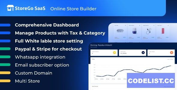 StoreGo SaaS - Online Store Builder v3.2