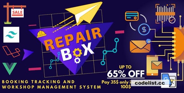 Repair box - Repair booking,tracking and workshop management system v0.4.5