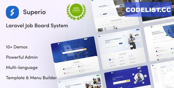 Superio - Laravel Job Board System v1.3.0